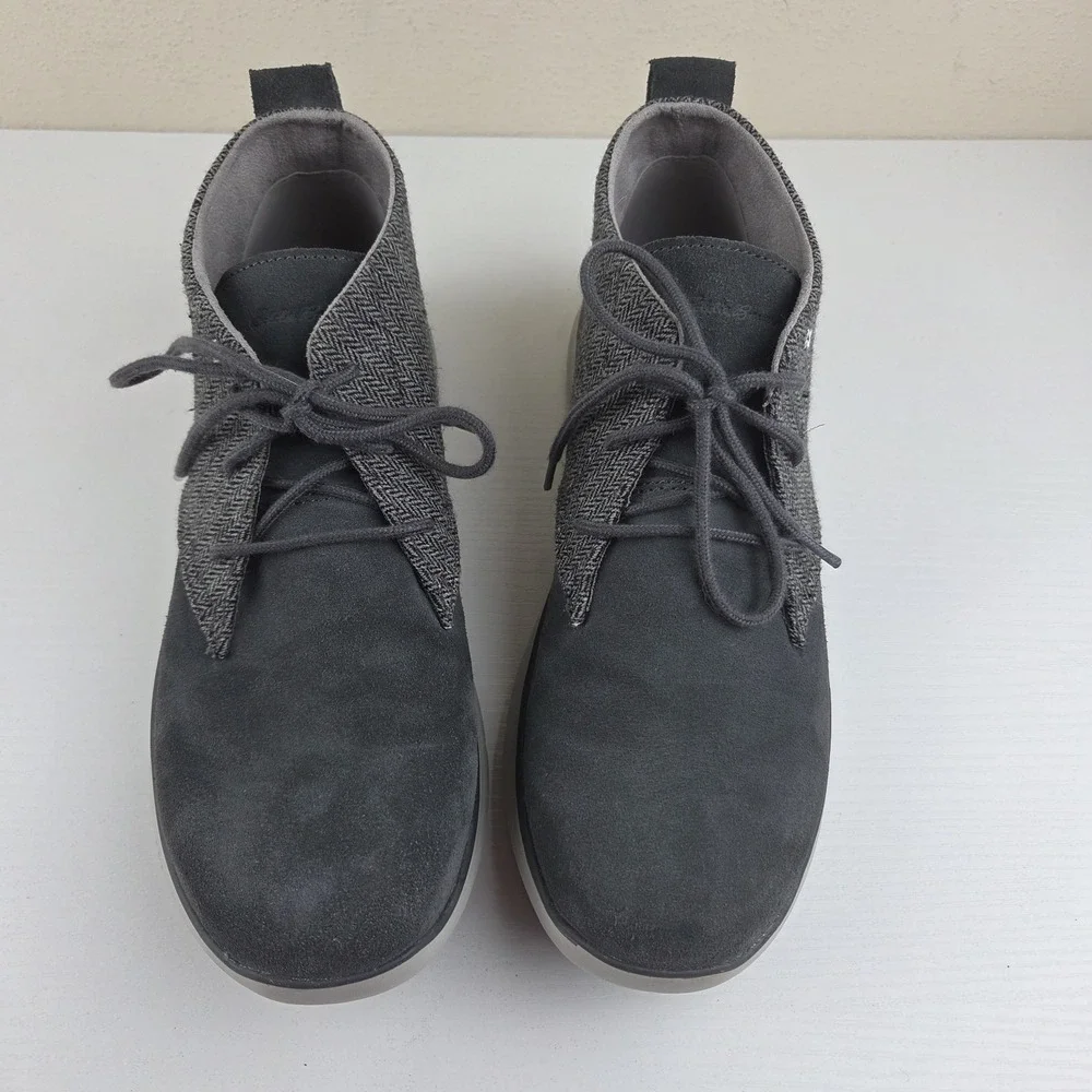 Eddie Bauer Atlas Cloudline Chukka Boots Womens‎ 9.5 Gray Suede Outdoor